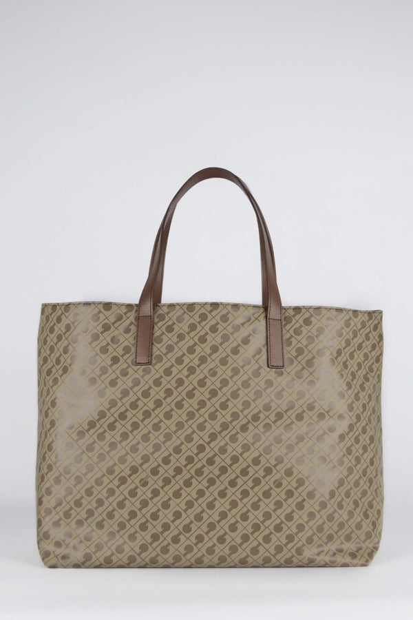 Gherardini Shopping bag con monogramma vista frontale