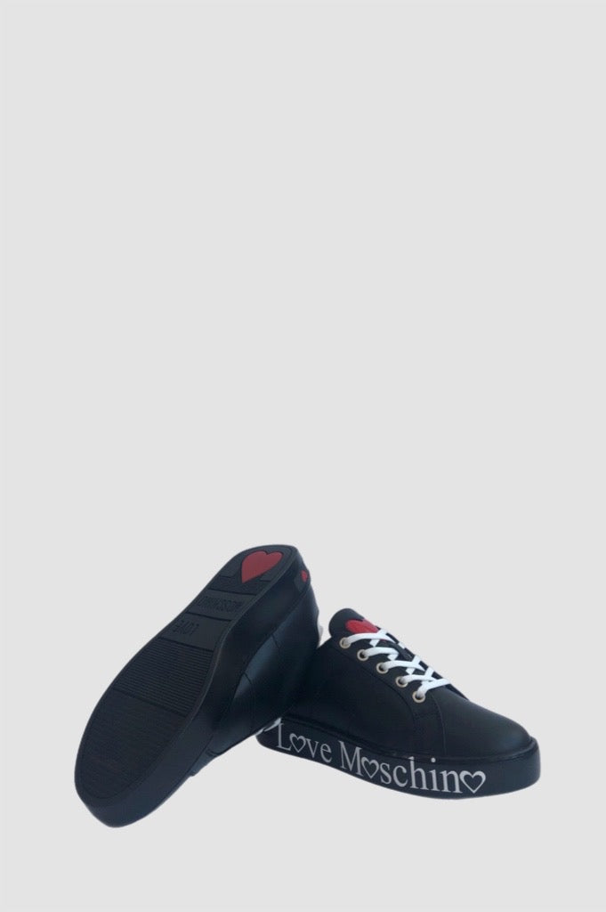 Love Moschino Sneaker con logo vista della suola