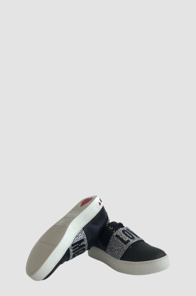 Love Moschino Sneaker con fascia vista della suola