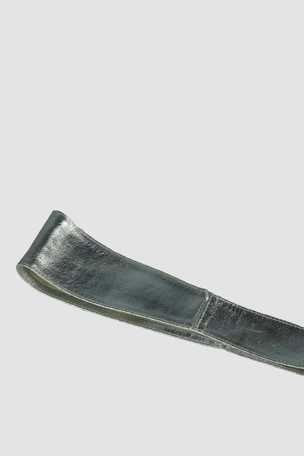 Rinascimento Cintura Fusciacca Metallizzata vista dall'alto piegata
