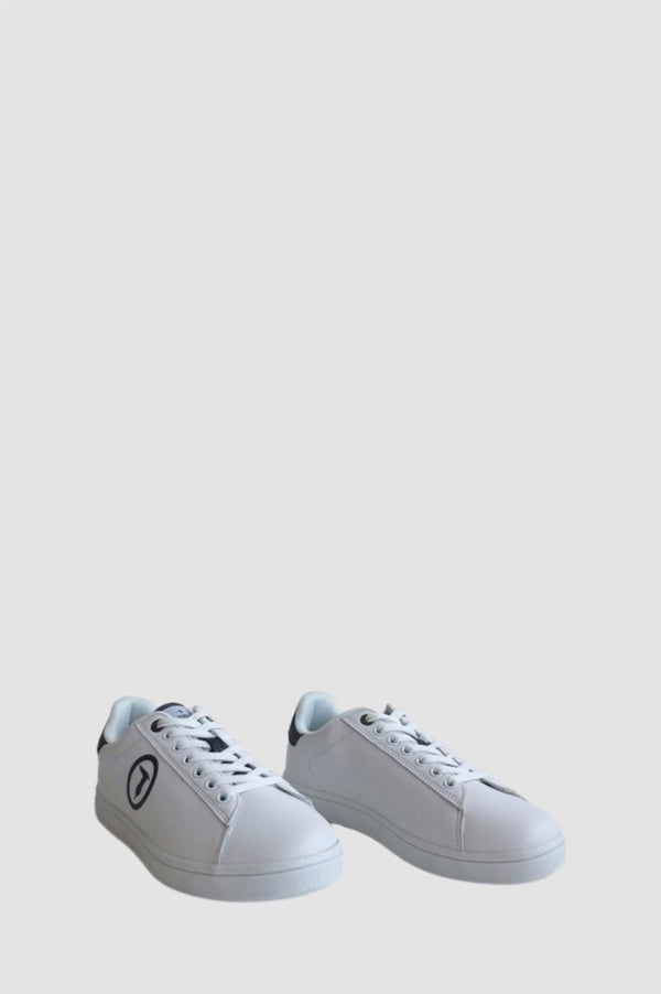  Trussardi Sneaker con logo glitterato vista di entrambe le scarpe