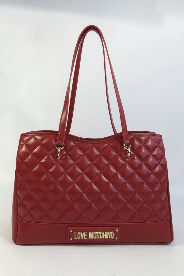 Shopping bag quilted vista frontale
